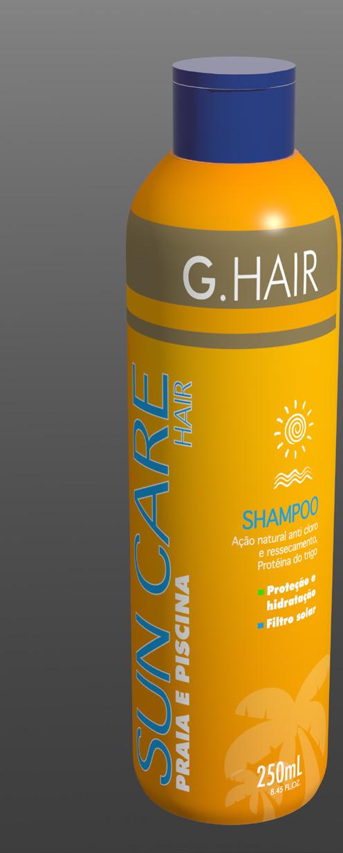 Sun Care A linha Sun Care da G.Hair foi desenvolvida para todas as pessoas que amam o sol e não abrem mão de cuidar dos cabelos.