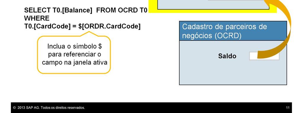 O pedido de venda está na janela ativa porque o usuário está trabalhando com ele.