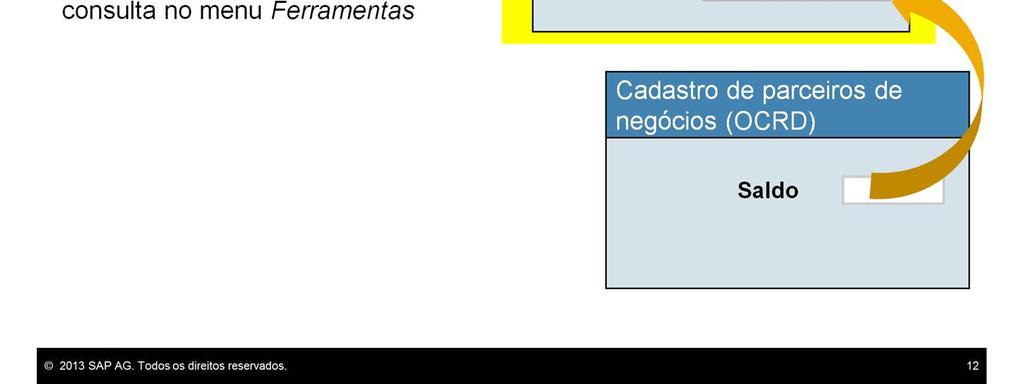 consulta selecionando Ferramentas > Consultas > Consultas