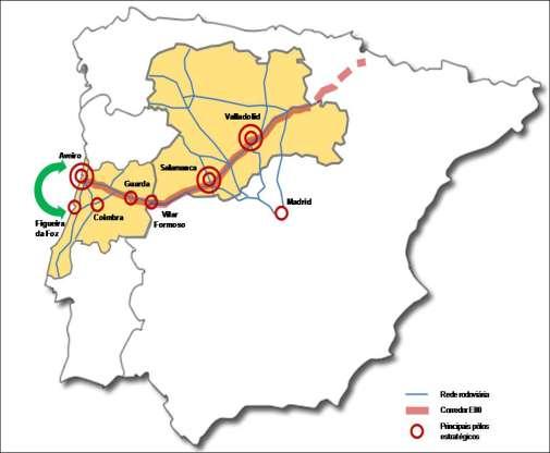 Alargar o hinterland do Porto Potenciar uma maior utilização do SSS Hinterland natural Região Centro 1 C. Intracomunitário: 42 MTon. T. Marítimo: 28% T.