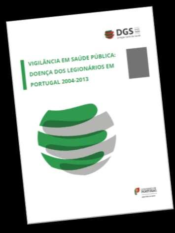 Caracterização da Doença dos Legionários em Portugal 2004 35 casos; 2005 39 casos; 2010 125 casos; 2006