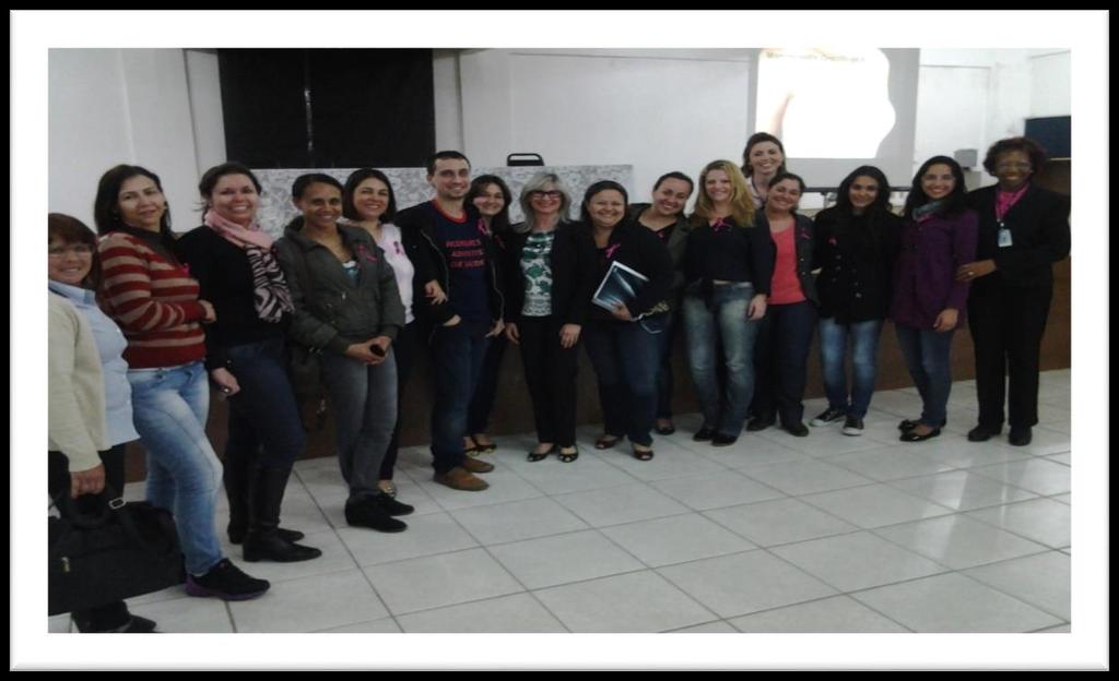 O curso de Enfermagem do Cesuca - Faculdade Inedi realizou nessa quinta-feira 25/10/2013 a palestra sobre Câncer de Mama,