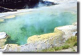 Solgel: formação de opala Yellowstone National Park Microestrutura da opala.