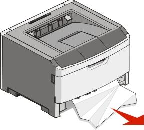 Limpeza de atolamentos 59 Números de atolamento Para acessar o atolamento 251 Abra a porta do alimentador de várias funções. 200 atolamento de papel 1 Remova a bandeja da impressora.