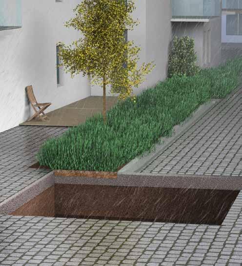 A Leca é um material com o substrato adequado para superfícies permeáveis e semipermeáveis e pode servir para passeios, estacionamentos e áreas de lazer.