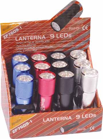 0059 un 6 Lanterna cabeça ZF6543 COB-LED 3xAAA LED COB 2W alta