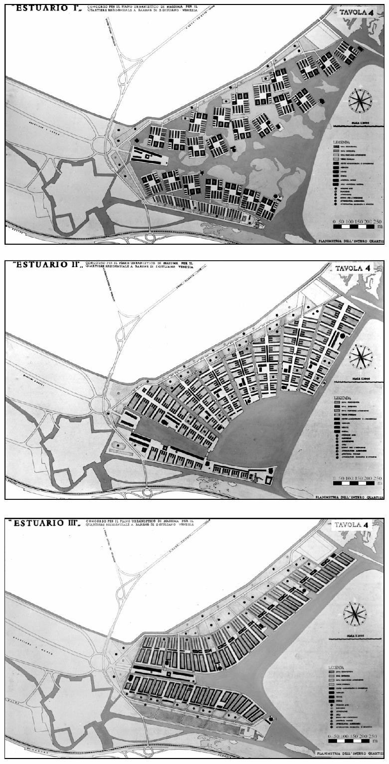 Morfologia urbana: diferentes abordagens 79 Figura 6. Barene di San Giuliano em Veneza: Estuários I, II e III (fonte: Maretto 2012). paisagem urbana.