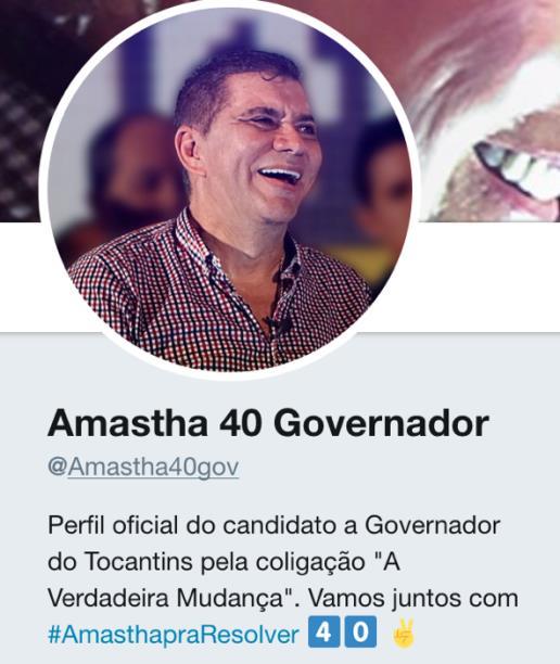 Como se vê, a convocação foi lançada, entre outros meios, no perfil oficial do candidato Carlos Enrique Franco Amastha no Twitter (https://twitter.