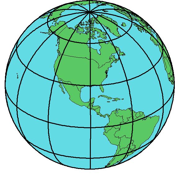 Na Terra esférica: Eixo de rotação PN POLO: Ponto da superfície da terra esférica onde o eixo de rotação coincide com a superfície.