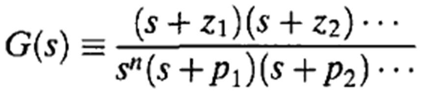 Erro de Estado Estacionário para Sistemas com Re-Alimentação Unitária Entrada Rampa: R(s) = 1/s 2 e rampa () = lim s 0 s(1/s 2 )/[1 + G(s)] = lim s 0 1/[s + sg(s)] e rampa () =