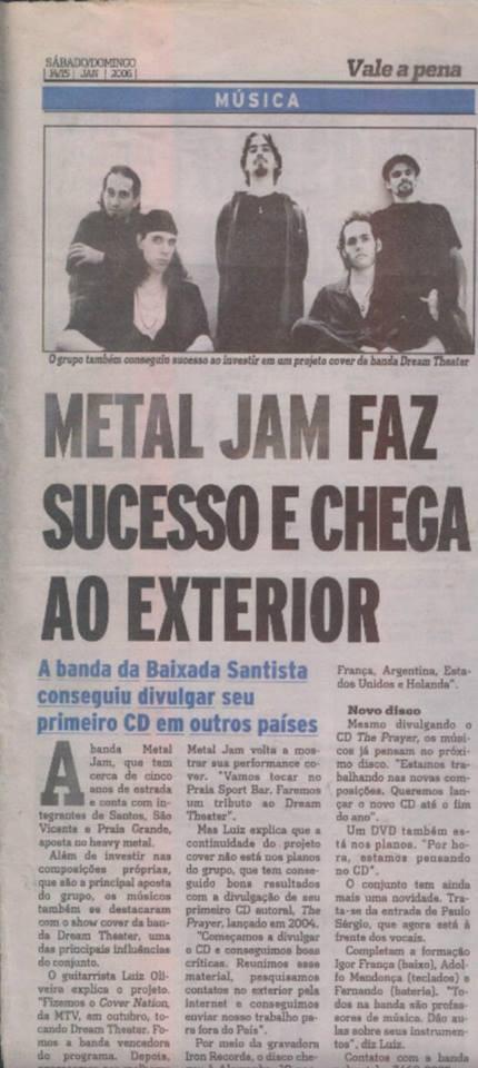 Luiz já foi Lead Guitar da banda Metal Jam um grupo