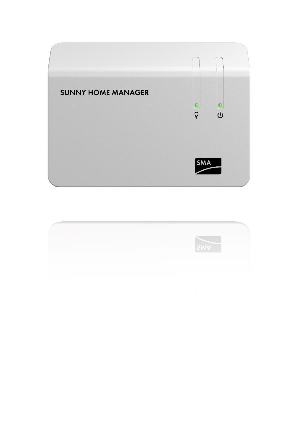 SUNNY HOME MANAGER Dados técnicos: Interfaces : SMA Bluetooth /Speedwire