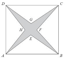 3. Na figura está representado o quadrado [ABCD].