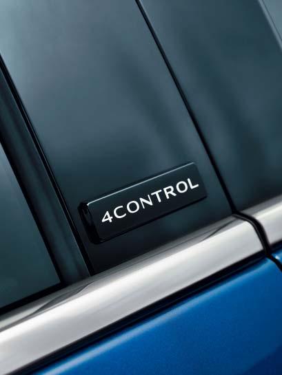 Graças à tecnologia 4CONTROL*, as 4 rodas direcionais proporcionam uma agilidade e reatividade notáveis.
