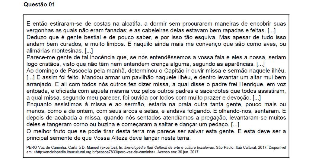 Resposta: 01 + 04 + 08 = 13 01. Correta. 02. Incorreta. A Igreja católica apoiava sim as grandes navegações, pois era uma possibilidade de levar o catolicismo a outras terras e outros povos.