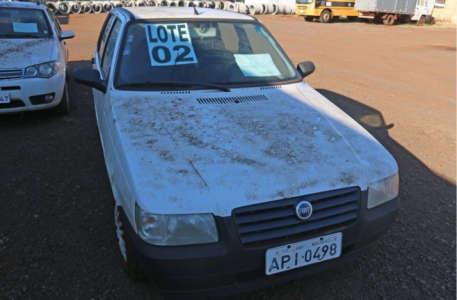 100,00 LOTE 02 Veículo FIAT Uno Mille Fire Ano 2007 Placas API 0498 Cor