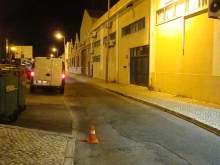 LOCALIZAÇÃO da Base de Calibragem de Setúbal Paralela à Estrada da Graça, entre a Avenida Dom Manuel I e o Viaduto das Fontainhas (38 o 31,198 N 08 o 52,680