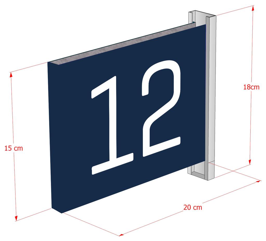 CORREDORES Placa nº de Sala Esta peça indica o número da sala de aula, aplicada transversal ao corredor, para facilitar