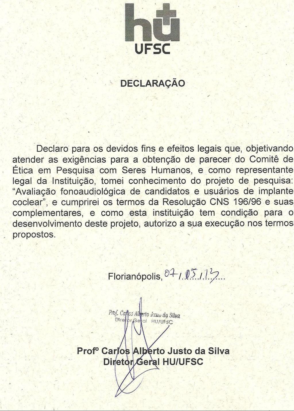 ANEXO B Declaração deautorização