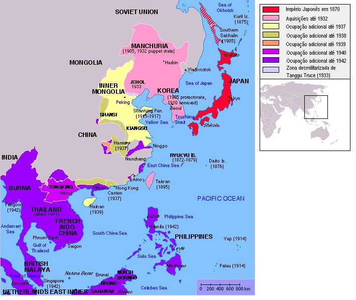 JAPÃO Anterior: poder descentralizado: Imperador +