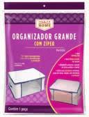 produto importado parte opaca 100% polipropileno e parte transparente 100% PVC com zíper TNT