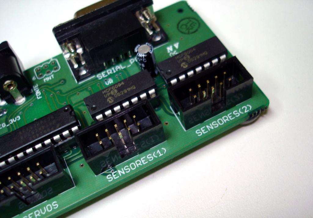 Entradas de Sinais de Sensores Figura 9: Portas de sensores. Essas são as entradas que permitem a conexão de sensores ao MEC1000.