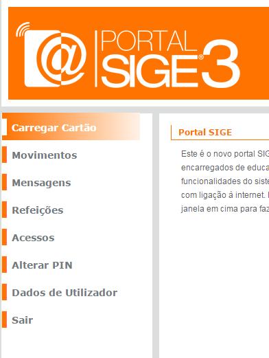 SIGE3 (entrar como Enc.