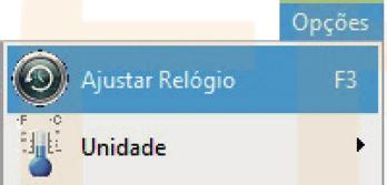 Configurações As principais configurações do Protemp 2 podem ser feitas via software,