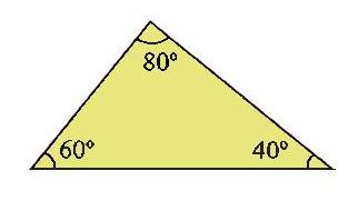 Conceitos Básicos Triângulo acutângulo: é todo triângulo que apresenta os três
