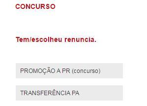 Especialização Caso pretenda fazer valer a sua área de especialização, escolha da lista pendente sim, caso contrário escolha não.