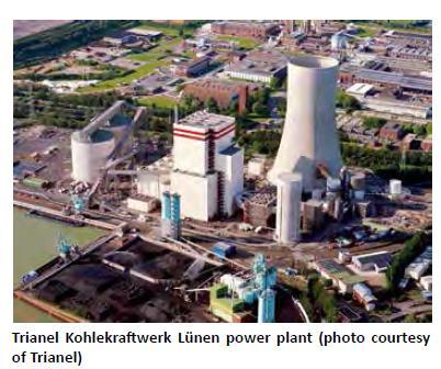 LÜNEN 3 750 MW Alemanha 750 MW PC Ultra Supercrítica 46% de eficiência CO2 < 800 g/kwh