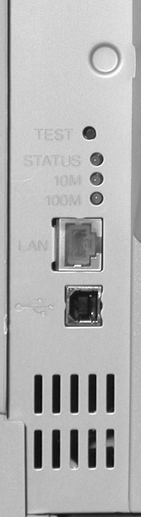 O funcionamento da impressora não é garantido se outro dispositivo compatível com USB estiver conectado ao mesmo tempo que ela.