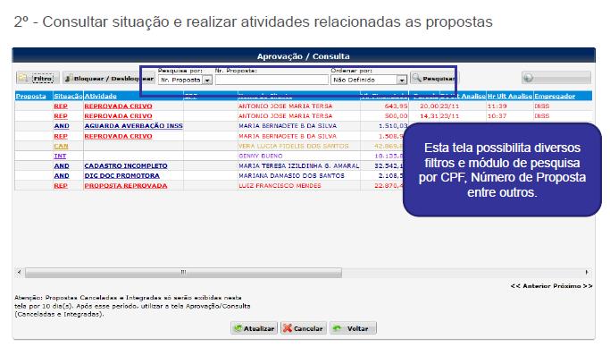 Consulta/Análise