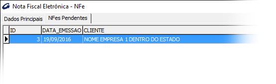 F11 Gravar Cabeça é colocada como Gravar F12 (na janela de preenchimento da cabeça da nota) Para retomar a digitação de uma NFe Pendente, siga os passos abaixo: 1. Abra o módulo Integração 2.