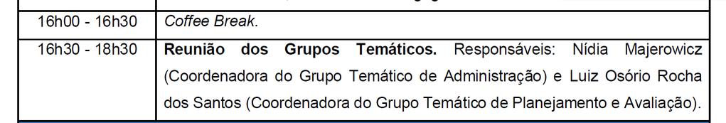 Grupos Temáticos Grupos