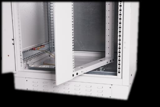 Funcionalidades e soluções As características modulares dos armários OLIRACK ENERGIA E AUTOMAÇÃO preveem a instalação de um conjunto vasto de acessórios e soluções, que permitem a coexistência de