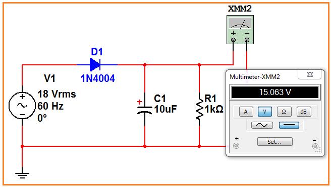 Essa é a função do circuito de filtro, normalmente composto de apenas um capacitor para aplicações mais comuns.