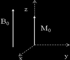 Figura 5: Esquema da magnetização de equilíbrio, M 0 2.4.