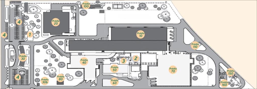 5 As áreas do CTM são divididas em diferentes prédios; a planta está representada na Figura 2. Figura 2 Planta do Complexo Tecnológico de Medicamentos de Farmanguinhos.