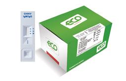 Linha Chikungunya Procedimento: ChikV IgG/ Chikungunya IgG/ ECO Teste Detecção de anticorpos IgG e específicos para o vírus da Chikungunya Sensibilidade vs ELISA : IgG 100% (21/21), 100% (21/21)