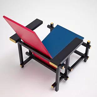 Funções do design - Cadeira Red and Blue A princípio não é orientada para o conforto do usuário; A exagerada profundidade do assento é maior que a medida interna da coxa humana; A excessiva