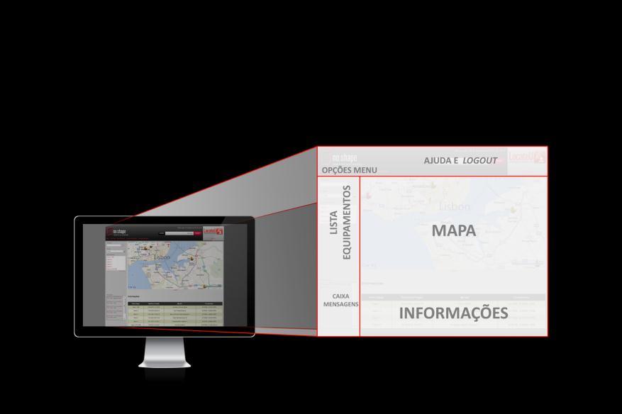 Funcionalidades Acesso no mapa à última posição conhecida do utilizador, com a respetiva data e hora Obter posição de um determinado equipamento, através da recolha Diversos tipos de relatórios das