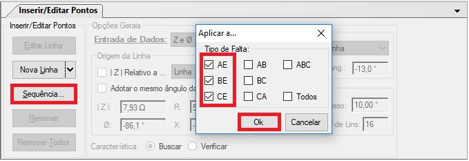 9.3 Teste de Busca para as Zonas 1,2,3 e 4 9.3.1 Loop Monofásico Clique na aba Teste de Busca destacado de verde na figura anterior e em seguida, na aba