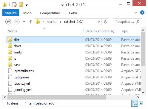 Para obter o Ratchet, é necessário acessar a página http://goratchet.com/ e realizar seu download: Extraia os arquivos do Ratchet em um diretório.