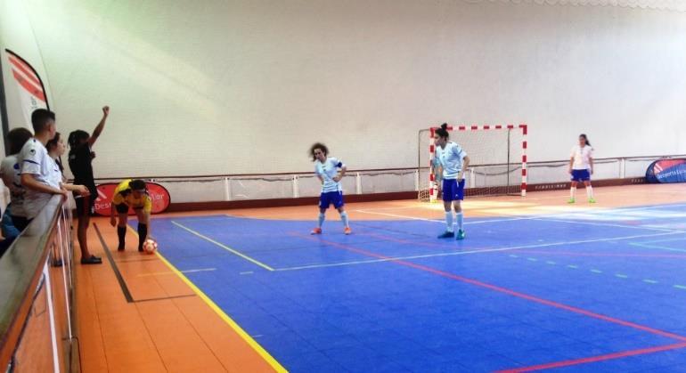 Futsal Futsal um dia em cheio Primeiro dia de competição dos nacionais 2018, com a realização de sete jogos muito