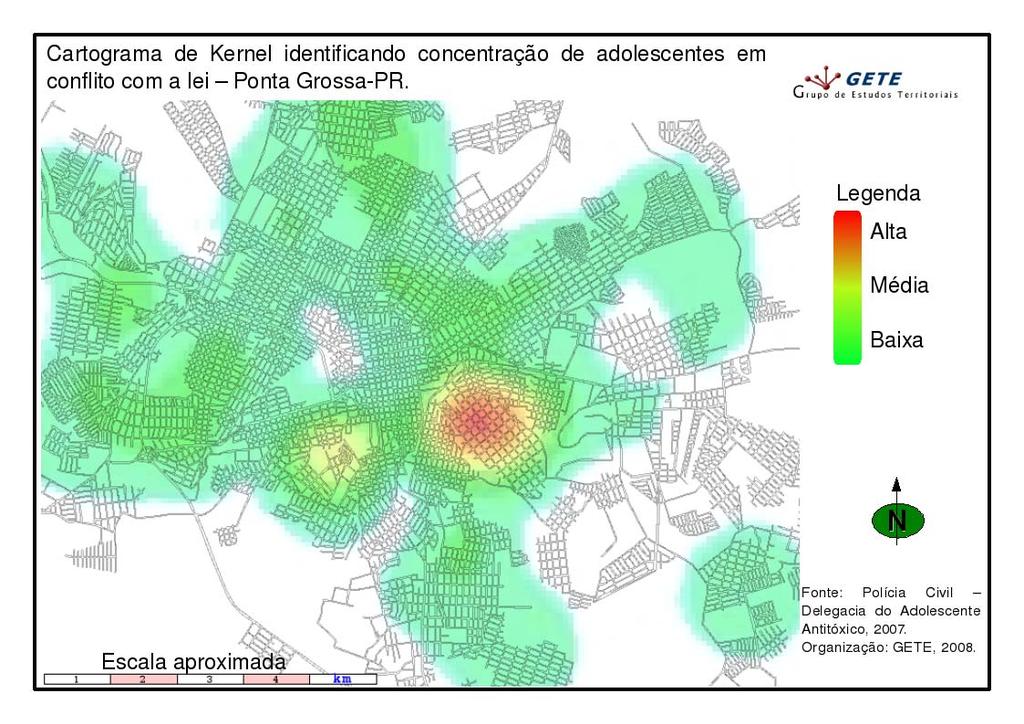 Figura 2 CONCLUSÃO O presente estudo contribui com a necessidade urgente da compreensão da dimensão espaço-gênero da vulnerabilidade dos jovens e adolescentes ao ato infracional.