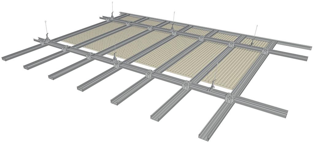 Teto Knauf Cleaneo D7 Quanta Diagnóstico e Terapia - Curitiba/PR Projeto: Adolfo Sakaguti Instalação: Weber Os tetos Knauf Cleaneo Acústico D7 devem ser instalados em sistemas bidirecionais compostos