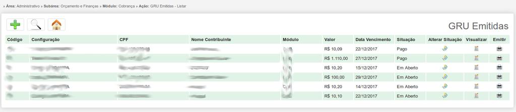 2.1.3 Editar Configuração Ao selecionar a opção editar ( ) de uma configuração, o usuário será direcionado à tela da Figura 3 com os dados preenchidos para a edição da configuração. 2.