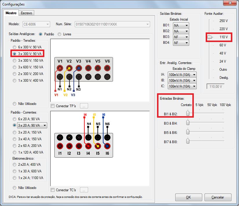 5. Configurações de Hardware No menu Início clique no botão Config Hrd.