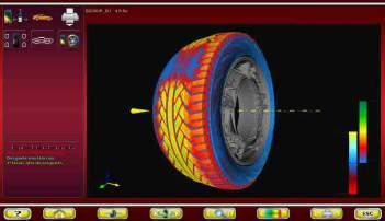 CARACTERÍSTICAS PRINCIPAIS SISTEMA DE MAPEAMENTO 3D AUTOMÁTICO Câmeras de alta resolução realizam um mapeamento 3D da roda, emulando a mesma tecnologia utilizada pelos